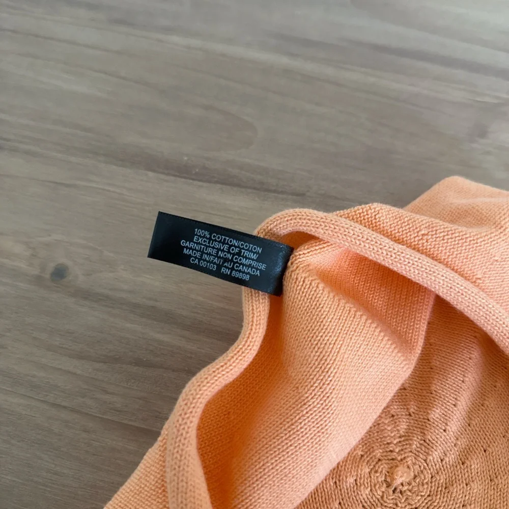 Parkhurst 100% Cotton Knit French Beret With Sunprotection Peach Color NWOT - Picture 5 of 8